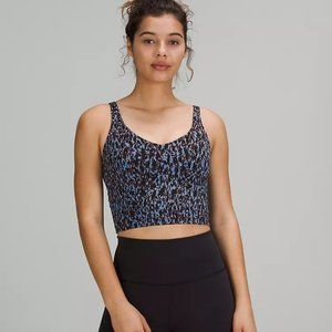 lululemon Align Tank Top Size 6 in Leopard Camo Blue Nile